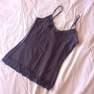 Grey Lace Cami